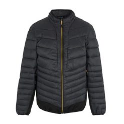 Męska Kurtka Hybrydowa Leedre. Czarne kurtki męskie Regatta, m, bez wzorów, z puchu, sportowe, bez kaptura. Za 159.99 zł.