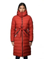 Geographical Norway Płaszcz pikowany "Cabima" w kolorze czerwonym rozmiar: XXL. Czerwone płaszcze damskie Geographical Norway, xxl, bez wzorów, z tkaniny. Za 273.45 zł.