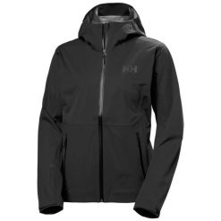 Damska kurtka turystyczna Helly Hansen Momentum 3L. Czarne kurtki damskie Helly Hansen, l, bez wzorów, bez kaptura. Za 1,056.00 zł.