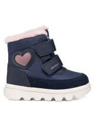 Geox Śniegowce B Willaboom Girl B Abx B665AA 0FU22 CF4A8 M Granatowy. Niebieskie kozaki dziewczęce Geox, bez wzorów, bez obcasa. Za 319.99 zł.