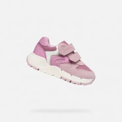 Buty GEOX B FLEXYPER MINI Rose. Czerwone obuwie treningowe damskie Geox, na fitness i siłownię. Za 198.99 zł.