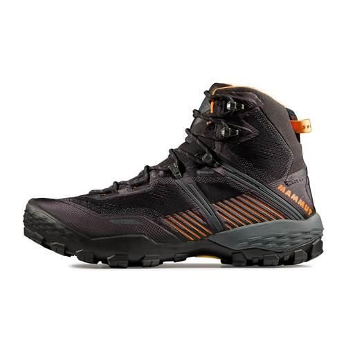 Buty trekkingowe męskie Mammut Ducan Ii High Gtx. Czarne buty trekkingowe męskie Mammut, z materiału, za kostkę, bez zapięcia, trekkingowe. Za 719.56 zł.