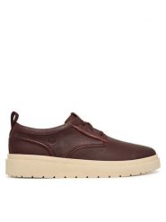 Clarks Półbuty Polden Lace 26184960 Brązowy. Brązowe półbuty męskie Clarks, ze skóry, bez zapięcia. Za 519.99 zł.