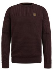 PME Legend Sweter w kolorze bordowym rozmiar: S. Czerwone swetry męskie PME Legend, s, bez wzorów, z bawełny, bez kołnierzyka. Za 153.71 zł.