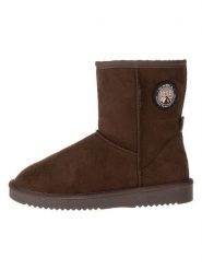 O'Neill Botki w kolorze brązowym rozmiar: 38. Brązowe botki damskie O'neill, z materiału, bez obcasa, bez zapięcia. Za 143.56 zł.