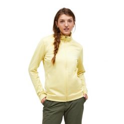 Bluza Peak Performance damska Rider Tech Zip Jacket żółta - M. Żółte bluzy bez kaptura damskie Peak Performance, m. W wyprzedaży za 599.00 zł.
