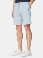 Gant Szorty sportowe 2009027 Niebieski jasny Regular Fit. Niebieskie szorty męskie Gant, m, z bawełny. Za 379.99 zł.