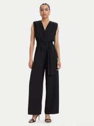 ACCESS FASHION Kombinezon 63-5501-183 Czarny Regular Fit. Czarne kombinezony damskie ACCESS FASHION, s, bez wzorów, z syntetyku, bez kołnierzyka, bez ramiączek. Za 659.99 zł.