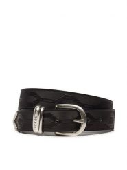 Guess Pasek Męski Designed Folk Belt M4BZ32 L0VH0 Czarny. Czarne paski męskie Guess, z aplikacjami, ze skóry. Za 219.99 zł.