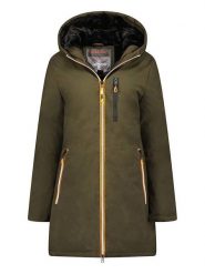 Geographical Norway Parka "Cassim" w kolorze khaki rozmiar: XXL. Brązowe parki damskie Geographical Norway, xxl, bez wzorów. Za 232.78 zł.