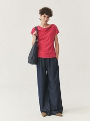 TATUUM Koszulka w kolorze różowym rozmiar: M. Różowe t-shirty damskie Tatuum, m, bez wzorów, z bawełny, bez kołnierzyka. Za 91.56 zł.