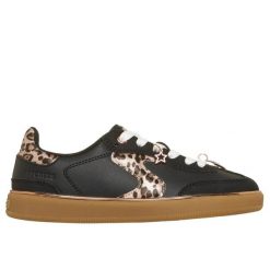 Buty sportowe damskie Skechers Hotshot Leopard Fame. Czarne buty sportowe na co dzień damskie Skechers, z aplikacjami, z gumy. Za 260.00 zł.