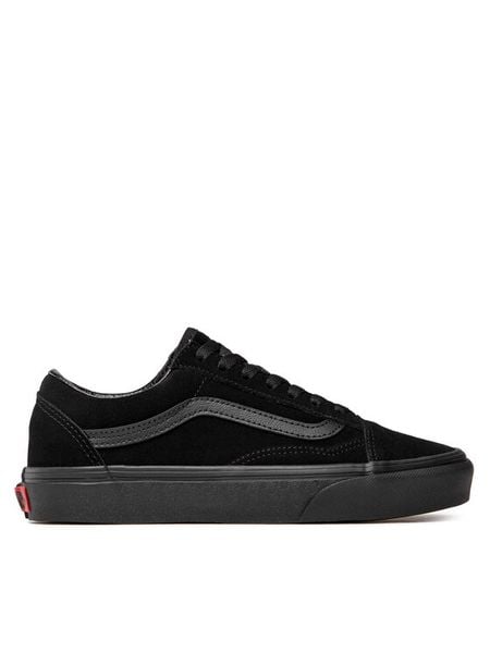 Vans Tenisówki Old Skool VN0A38G1NRI Czarny. Czarne trampki i tenisówki damskie Vans, bez wzorów, ze skóry. Za 249.99 zł.