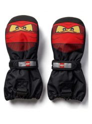 LEGO Rękawiczki narciarskie "Agan" w kolorze czarno-czerwonym rozmiar: 110/116. Czarne rękawiczki dziecięce LEGO, bez ramiączek. Za 118.01 zł.