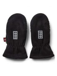 LEGO Rękawiczki polarowe "Alex" w kolorze czarnym rozmiar: 86/92. Czarne rękawiczki dziecięce LEGO, z polaru, bez ramiączek. Za 66.47 zł.