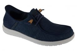 Buty sportowe Sneakersy męskie, Slip-Ins: Melson - Coronado. Niebieskie buty sportowe na co dzień męskie Skechers, z materiału, bez zapięcia, trekkingowe. Za 319.99 zł.