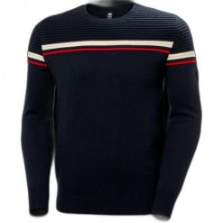 Bluza Helly Hansen carv knitted. Niebieskie bluzy bez kaptura męskie Helly Hansen, s, z nylonu. Za 724.50 zł.