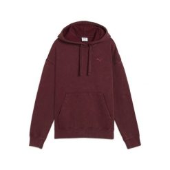 Damska bluza z kapturem Essentials Elevated o luźnym kroju z efektem sprania. Czerwone bluzy z kapturem damskie Puma. W wyprzedaży za 189.00 zł.