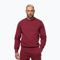 Bluza męska Pitbull Sampson Crewneck Sweatshirt. Czerwone bluzy bez kaptura męskie PITBULL, m, z bawełny. Za 229.99 zł.