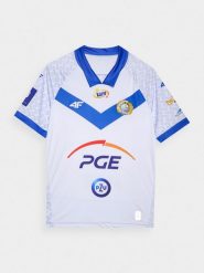 4F Koszulka klubowa retro z sezonu 2022/23 oraz 2023/24 męska 4F x Stal Mielec - biała XS. Białe t-shirty sportowe męskie 4f, m, z dzianiny, bez ramiączek, do piłki nożnej. W wyprzedaży za 149.99 zł.