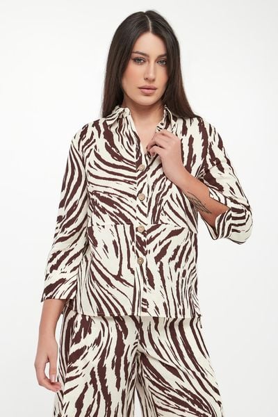 Koszula damska ze wzorem JOSEPH RIBKOFF SPORT. Koszule damskie Joseph Ribkoff, s, bez wzorów, sportowe, bez kołnierzyka, bez ramiączek. Za 919.00 zł.