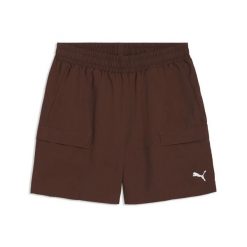 Spodenki z kieszeniami cargo Puma Wardrobe Essentials Relaxed 6". Brązowe szorty damskie Puma, bez wzorów. Za 244.70 zł.