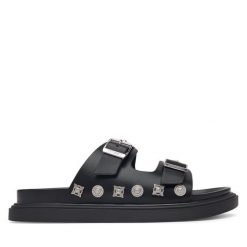 Klapki Just Cavalli. Czarne klapki i japonki męskie Just Cavalli. Za 829.99 zł.