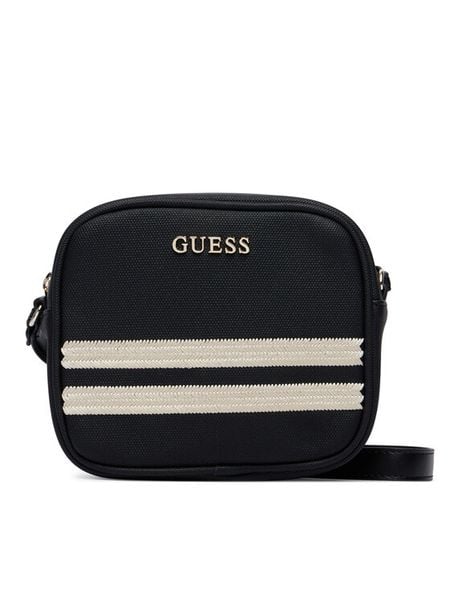 Guess Torebka V6YZ10 W3784 Czarny. Czarne torebki klasyczne damskie Guess, z aplikacjami, z materiału, bez dodatków. Za 264.99 zł.