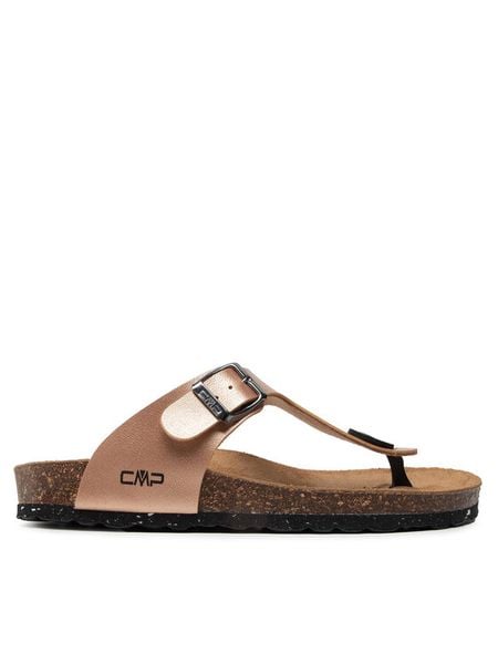CMP Japonki Eco Mymosa Wmn Flip FLop 3Q91036 Różowy. Czerwone klapki damskie CMP, bez wzorów, ze skóry, bez obcasa. Za 138.99 zł.