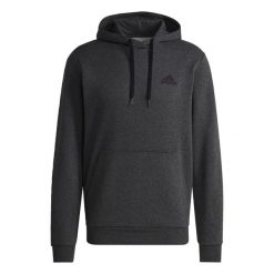 Bluza z kapturem Essentials Fleece. Czarne bluzy z kapturem męskie Adidas. Za 229.00 zł.