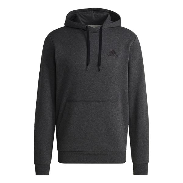 Bluza z kapturem Essentials Fleece. Czarne bluzy z kapturem męskie Adidas. Za 229.00 zł.