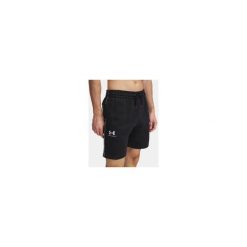 Spodenki Męskie Sportowe Under Armour Na Co Dzień Fleece Short Taping. Czarne szorty męskie Under Armour, bez wzorów, sportowe. Za 229.99 zł.