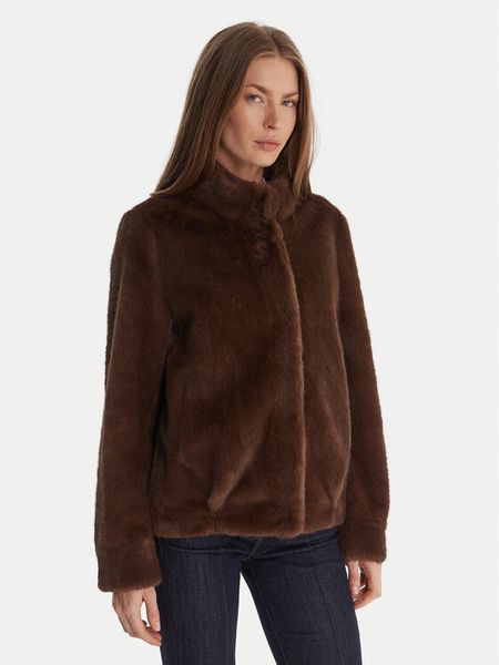 Guess Futro W5BL64 W3920 Brązowy Regular Fit. Brązowe futra damskie Guess, s. Za 955.00 zł.