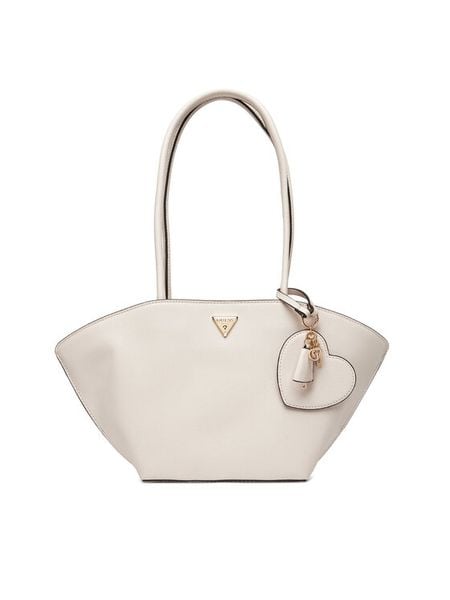 Guess Torebka Bolena HWZG92 07090 Écru. Torebki klasyczne damskie Guess, z aplikacjami, ze skóry, bez dodatków. Za 489.99 zł.