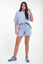 Szorty damskie lniane Eras ECOALF. Szorty damskie Ecoalf, bez wzorów. Za 399.00 zł.