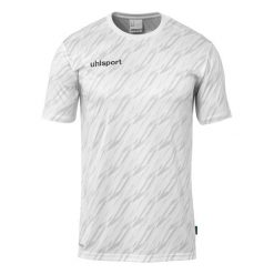 Koszulka Uhlsport Progressive 28. Białe t-shirty sportowe męskie UHLSPORT, l, z materiału, bez ramiączek, na fitness i siłownię. Za 172.70 zł.