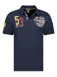 Canadian Peak Koszulka polo "Kelaneak" w kolorze granatowym rozmiar: XL. Niebieskie koszulki polo męskie Canadian Peak, xl, bez wzorów, z bawełny, bez ramiączek. Za 86.99 zł.