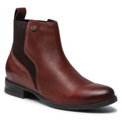 Sztyblety Lasocki. Brązowe botki damskie Lasocki, bez obcasa, na płaskiej podeszwie, bez zapięcia. Za 137.99 zł.