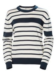 Helly Hansen Sweter "Skagen" w kolorze biało-granatowym rozmiar: XS. Białe swetry klasyczne damskie Helly Hansen, xs, z bawełny, bez kołnierzyka. Za 204.95 zł.
