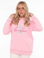 Zwillingsherz Bluza w kolorze jasnoróżowym rozmiar: L/XL. Różowe bluzy z kapturem damskie Zwillingsherz, l. Za 264.15 zł.