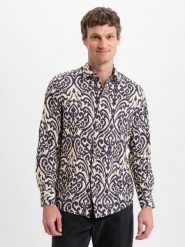 Drykorn koszula casual - Ramis Mężczyźni Regular Fit niebieski|beżowy, M. Brązowe koszule męskie Drykorn, m, bez wzorów, bez kołnierzyka, bez ramiączek. Za 599.95 zł.
