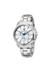 Maserati Zegarek Successo R8873621048 Srebrny. Szare, analogowe zegarki męskie maserati, srebrne. Za 999.99 zł.