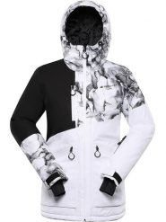 Alpine Pro Kurtka narciarska "Uzera" w kolorze biało-czarnym rozmiar: XL. Białe kurtki narciarskie i snowboardowe damskie Alpine Pro, m, bez wzorów, bez kaptura, narciarskie. Za 505.13 zł.