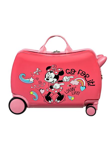 Disney Walizka w kolorze różowym - 41 x 31 x 21 cm rozmiar: onesize. Różowe walizki Disney, bez wzorów, z materiału. Za 263.53 zł.