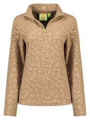 Geographical Norway Bluza polarowa w kolorze beżowym rozmiar: S. Brązowe bluzy bez kaptura damskie Geographical Norway, s, z polaru. Za 82.83 zł.