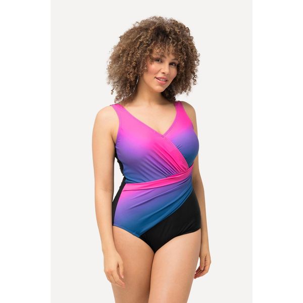 Damski Kostium kąpielowy cieniowanie miękkie miseczki. Czarne stroje jednoczęściowe damskie Ulla Popken, plus size, bez wzorów, plus size. Za 294.99 zł.