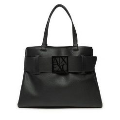 Torebka Armani Exchange. Czarne torebki klasyczne damskie Armani Exchange, bez wzorów, bez dodatków. Za 799.99 zł.