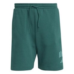 Szorty adidas Collegiate. Zielone szorty męskie Adidas, bez wzorów, sportowe. Za 156.00 zł.
