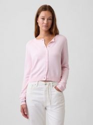 GAP Kardigan w kolorze jasnoróżowym rozmiar: XS. Różowe kardigany damskie GAP, xs, bez wzorów. Za 139.95 zł.
