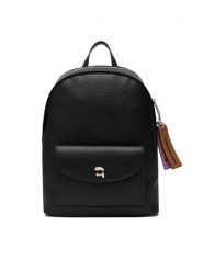 KARL LAGERFELD Plecak A4W30003 Czarny. Czarne plecaki damskie Karl Lagerfeld, bez wzorów, ze skóry. Za 879.99 zł.